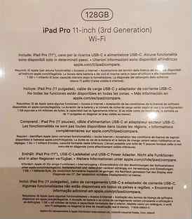 Планшет apple iPad pro 11 2021