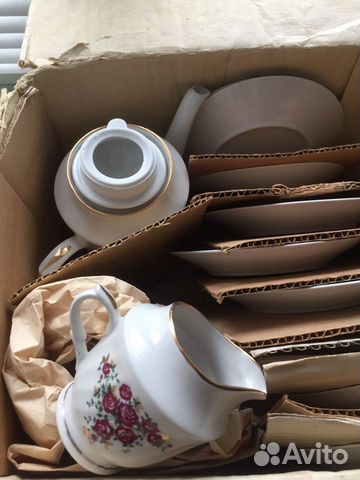 Кофейный сервиз Рига Новый.Фарфор. В упаковке