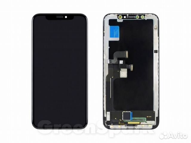 Дисплей для iPhone X +тач черный с рамкой In-Cell
