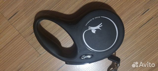 Поводок ошейник с рулеткой для крупных собак 50+кг