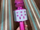 Микрофон для караоке беспроводной розовый
