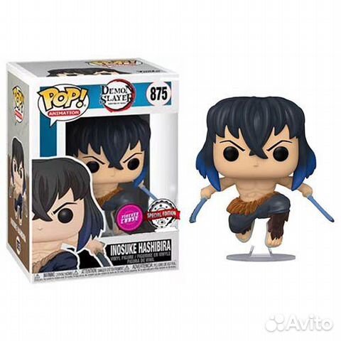 Фигурка Funko pop Inosuke Иноске Chase Flocked 875
