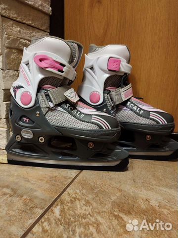 Коньки 2в1 раздвижные р. 33-36
