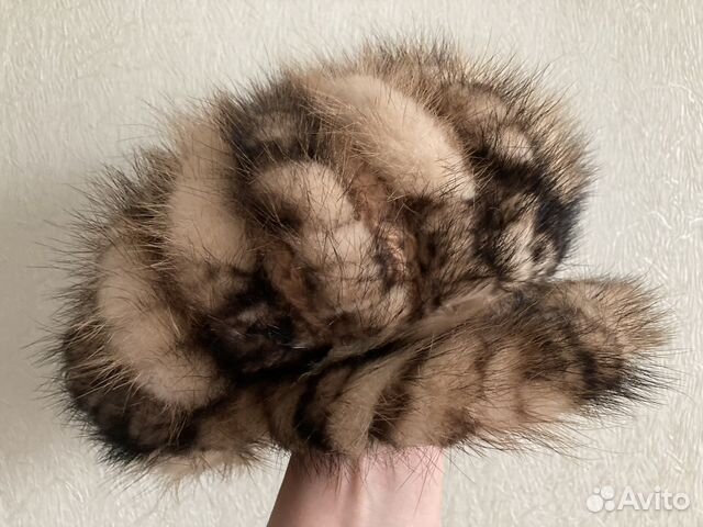 Вязаная шапка (норка)