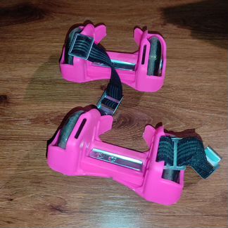 Ролики на обувь детские светящиеся