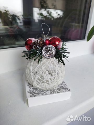 Новогодние игрушки, ёлочные шарики ручной работы