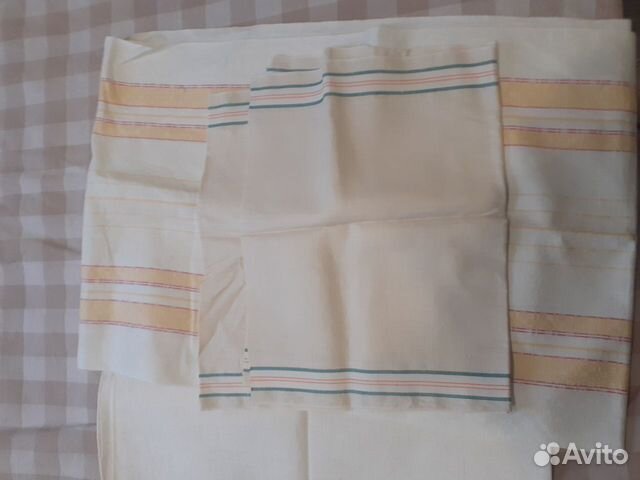 Ткань льняная, полотенечная СССР