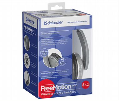 Новые беспроводные наушники Defender