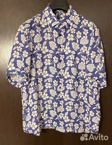 Рубашка мужская лен