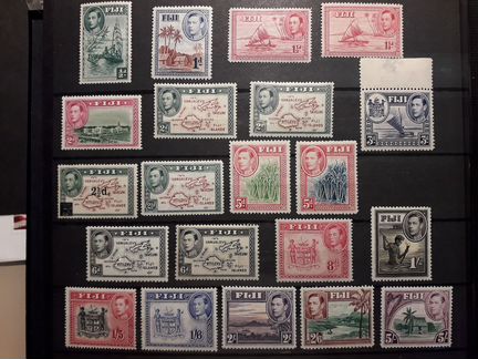 Британские Английские колонии Фиджи, Ниуэ, Тонга