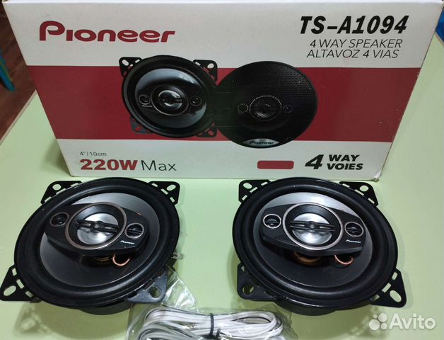 Динамики Pioneer TS-A1094. 10см