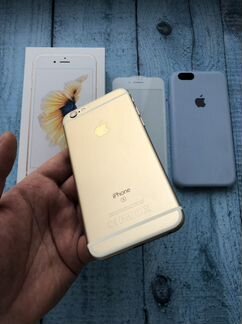 iPhone 6s Gold 16 gb акб 75