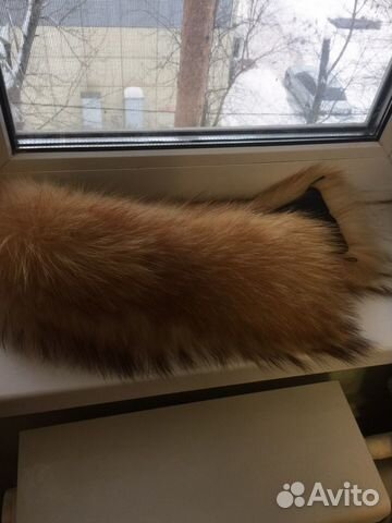 Воротник опушка енот 70 см