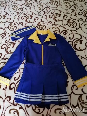Костюм стюардессы на девочку 7-8лет