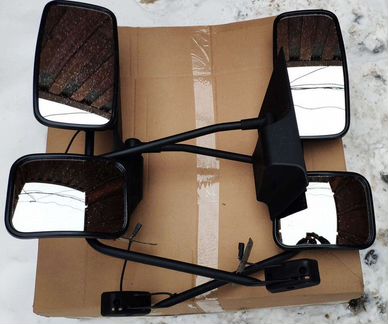 Зеркало в сборе газон Next с удлиненной стойкой