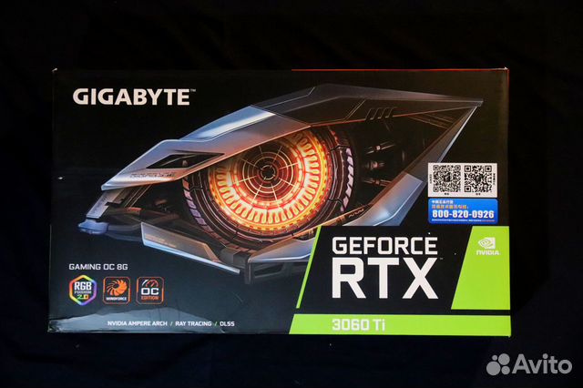 Видеокарта Gigabyte GeForce RTX 3060Ti (LHR).Новая