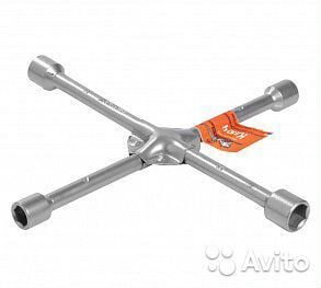 Ключ баллонный крестовой усиленный на все авто