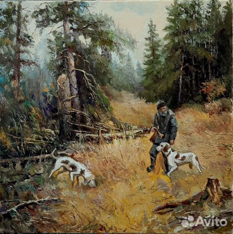 Картина холст масло 