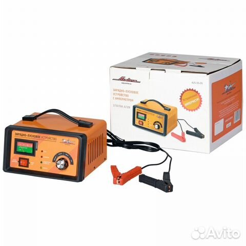 Зарядно-пусковое устройство 2/10/55а 6в/12в, ампер