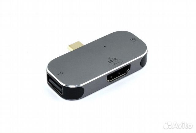 Адаптер Type C на hdmi + USB + PD