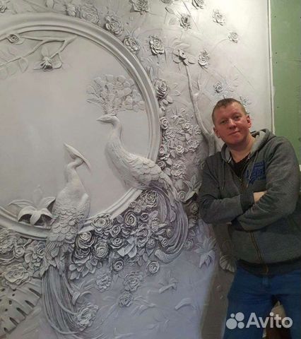 Барельефы и лепнина декоративная в интерьере