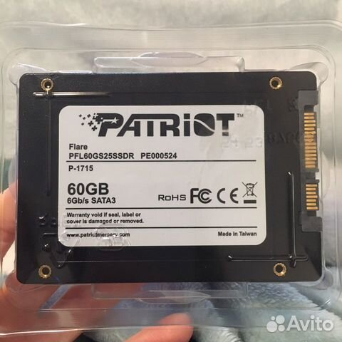 Жесткий диск, ssd 60gb