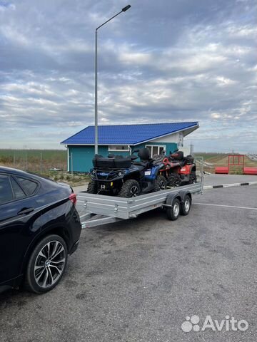 Прицеп легковой двухосный с тормозами (два квадра)