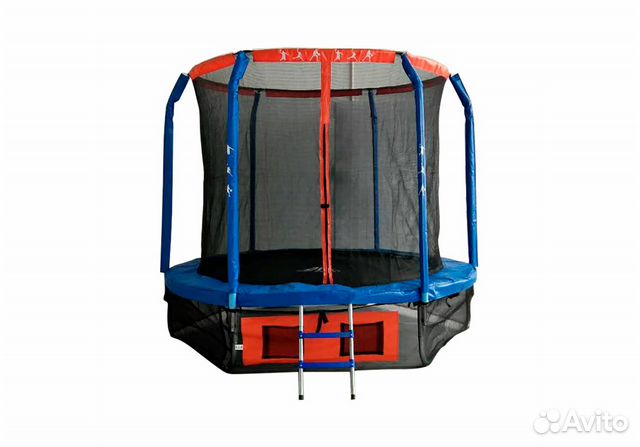 Батут DFC jump basket 8FT-jbsk-B, 244 см, с сеткой