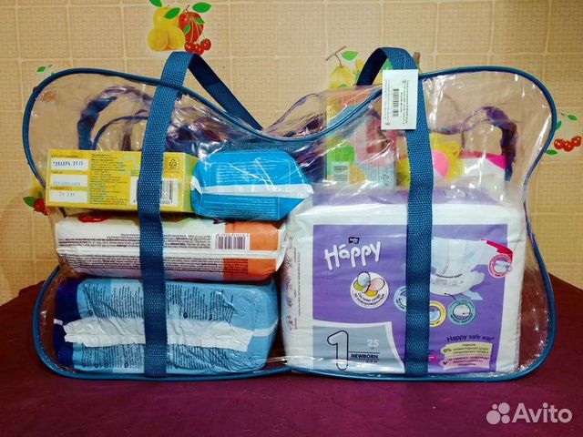 Готовая сумка в роддом 