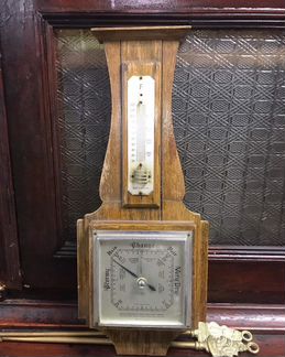 Английский антикварный барометр