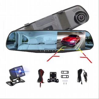 Видеорегистратор зеркало с камерой арт:4687