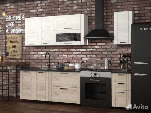 Кухонный гарнитур Крафт светлый