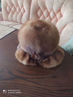 Шапка норковая новая