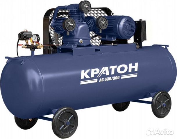 Компрессор с ременной передачей Кратон AC 630/300