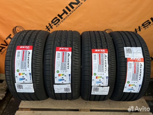 Zeta Alventi 225/40 R18 и 255/35 R18 94Y
