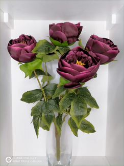 Букет крупных пионов