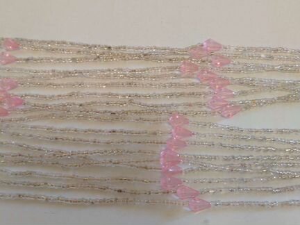 Пояс из бисера с кистями