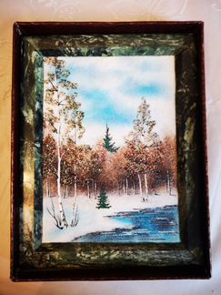 Картина из камня