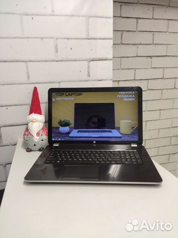Большой 17,3 игровой ноутбук HP 4 ядра, 12Gb озу