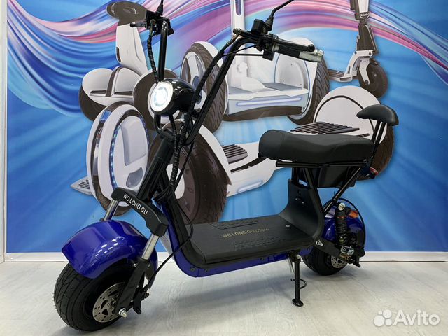 Электроскутер Wolong C2 PRO рестайлинг 2022 года