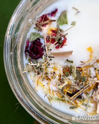 Ароматическая свеча ручной работы