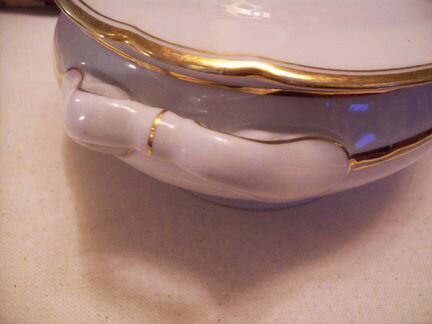 Антикварное Блюдо с крышкой Салатник Германия KPM