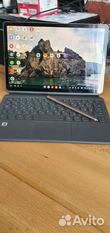 Планшет Samsung Tab S6 128GB LTE Клавиатура-чехол