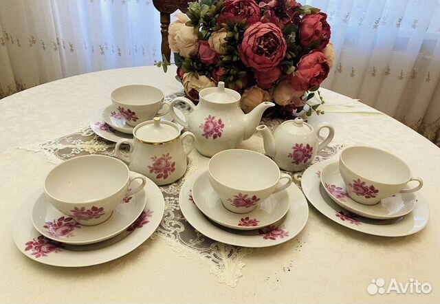 Чайный сервиз Дулево Роза