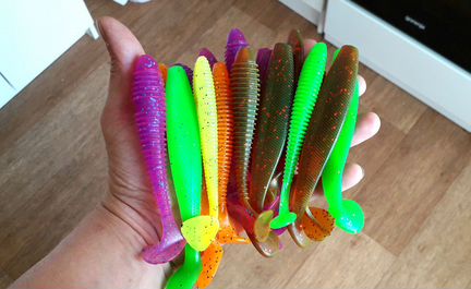 Силиконовые приманки на щуку и судака