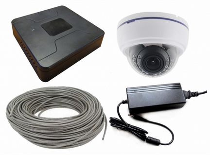 Комплект видеонаблюдения на 2 4 8 16 камер Full HD