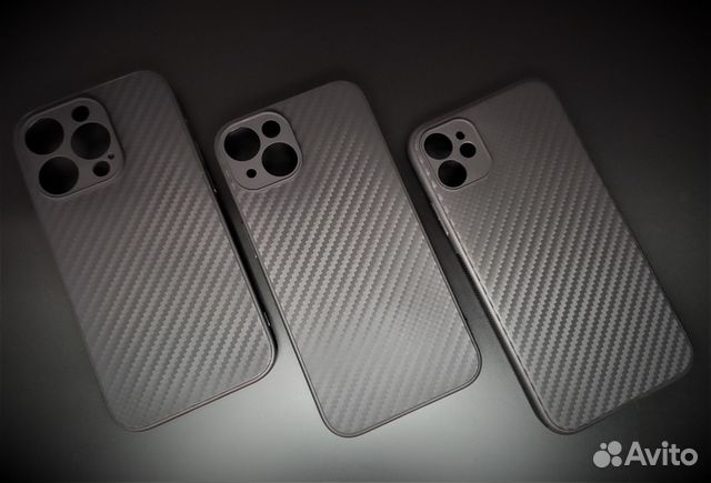 Чехол бампер под карбон iPhone samsung xiaomi и др
