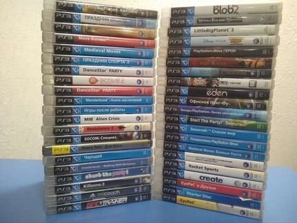 Ассортимент игр для Move PS3