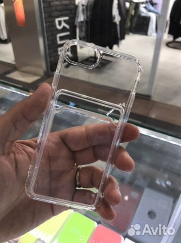 Чехол на iPhone SE 2020/8/7 с отделением для карт