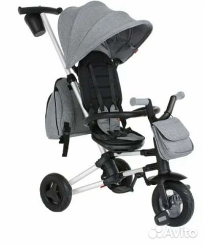 Велосипед трехколесный QPlay nova plus Grey